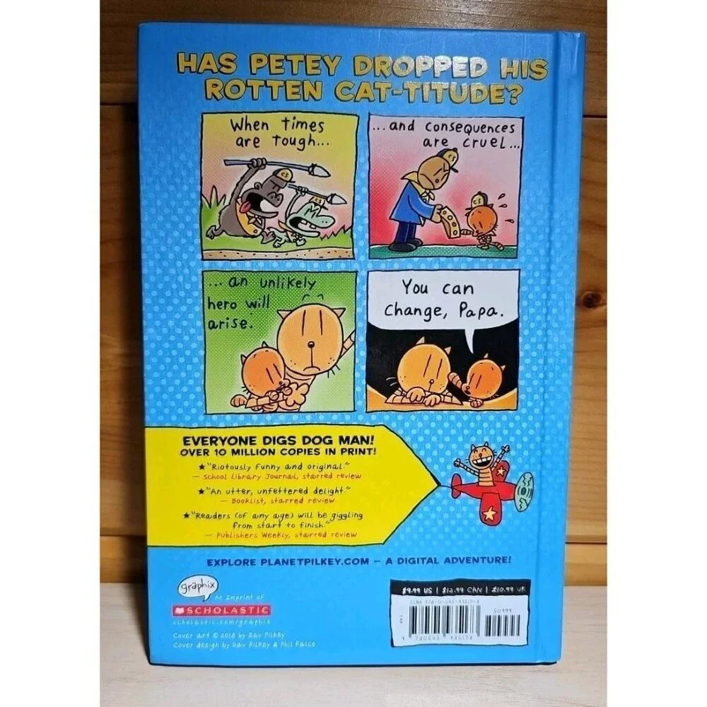DOG MAN LORD OF THE FLEAS DAV PILKEY 2018 GRAPHIX BOOK